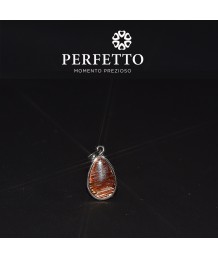 COPPER TITANIUM RUTILATED QUARTZ PENDANT